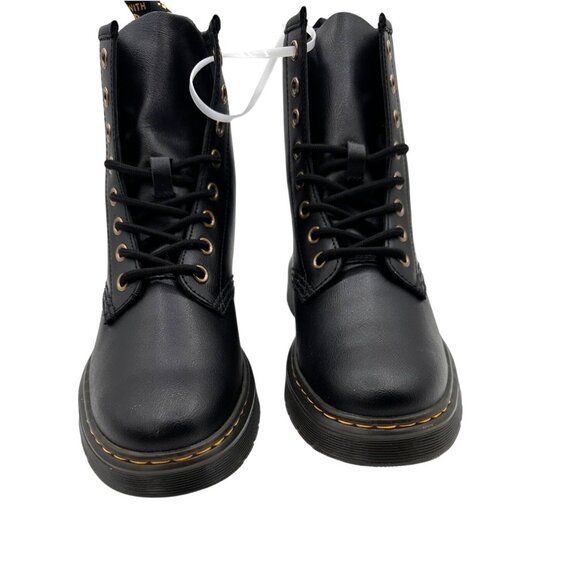 Dr Martens Sz 6  Zavala Durable Combat Lace-Up Punk Goth Platform Ankle Boot - Picture 2 of 13